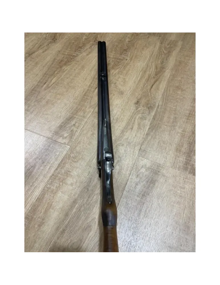 Fusil juxtapose à chiens artisan Saint Etienne cal.12