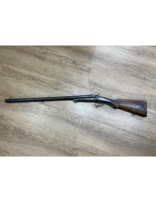 Fusil juxtapose à chiens artisan Saint Etienne cal.12