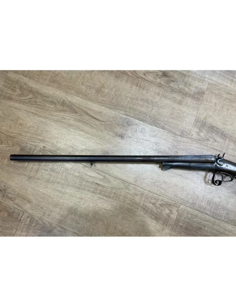 Fusil juxtapose à chiens artisan Saint Etienne cal.12