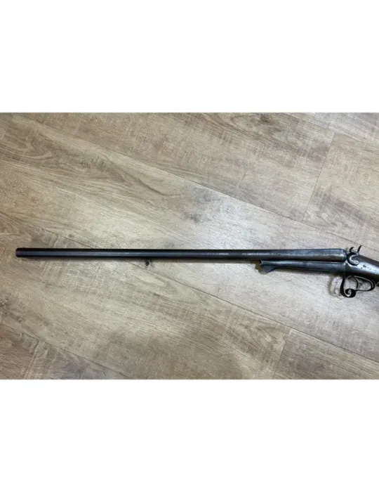 Fusil juxtapose à chiens artisan Saint Etienne cal.12