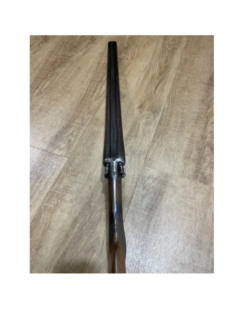Fusil juxtapose à chiens artisan Saint Etienne cal.12