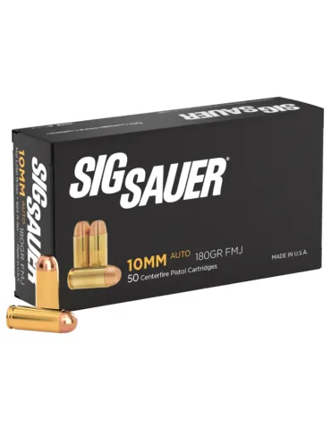 Balles Sig Sauer Elite Ball FMJ cal.10mm Auto x50