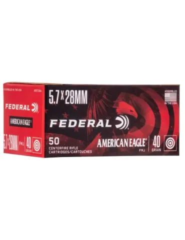 Balles Federal American Eagle FMJ cal.5.7x28mm x50