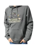 Sweat Gabion Unlimited 'la pose" brodé gris