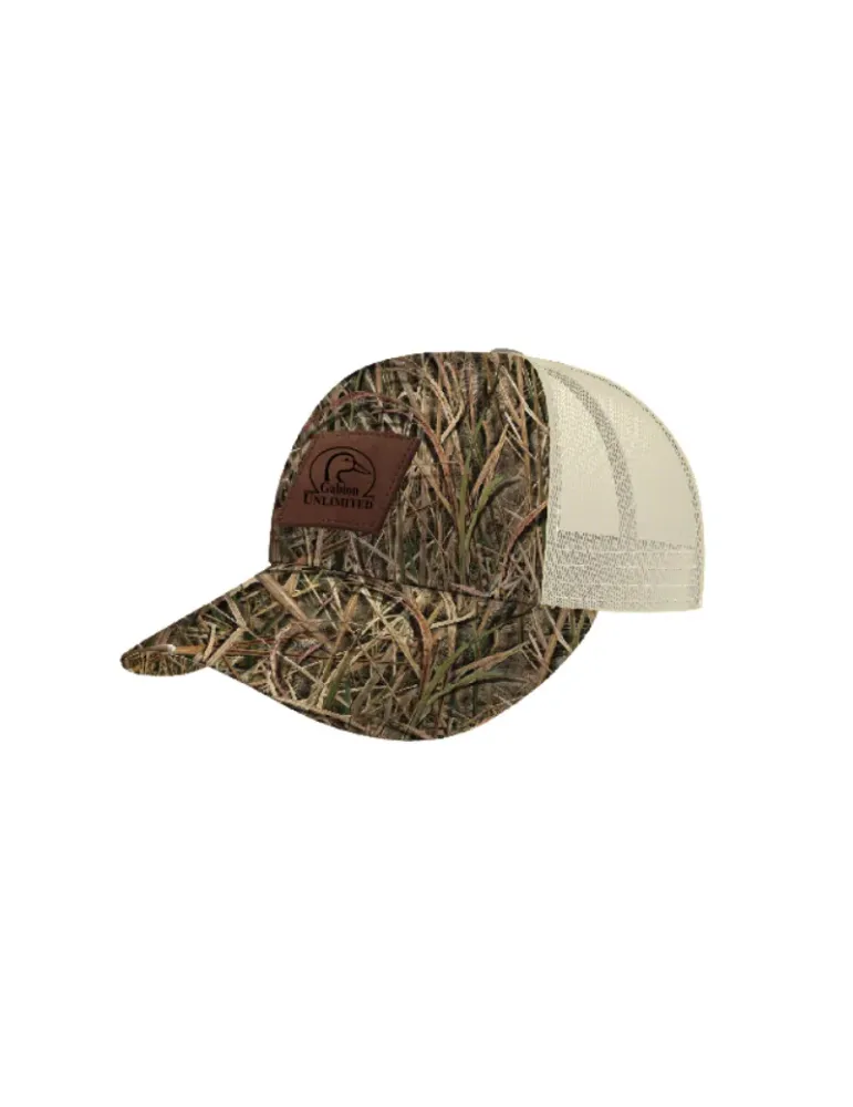 Casquette Gabion Unlimited filet patch camo marais