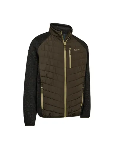 Veste doudoune Deerhunter Moor avec tricot marron