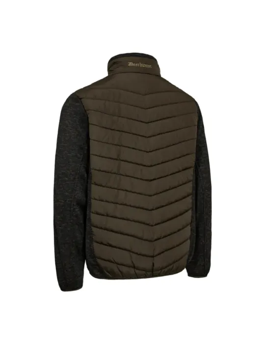 Veste doudoune Deerhunter Moor avec tricot marron