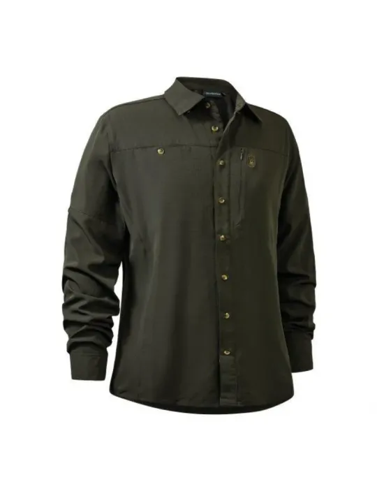 Chemise Deerhunter Canopy kaki