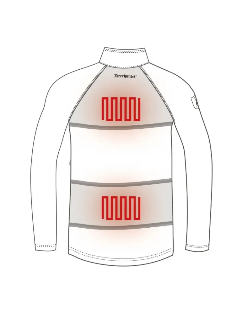 Maillot de corps chauffant Deerhunter Heat noir