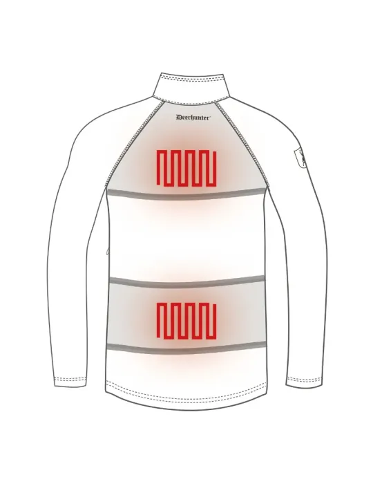 Maillot de corps chauffant Deerhunter Heat noir