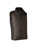 Gilet doudoune Deerhunter Moor avec tricot dark prune