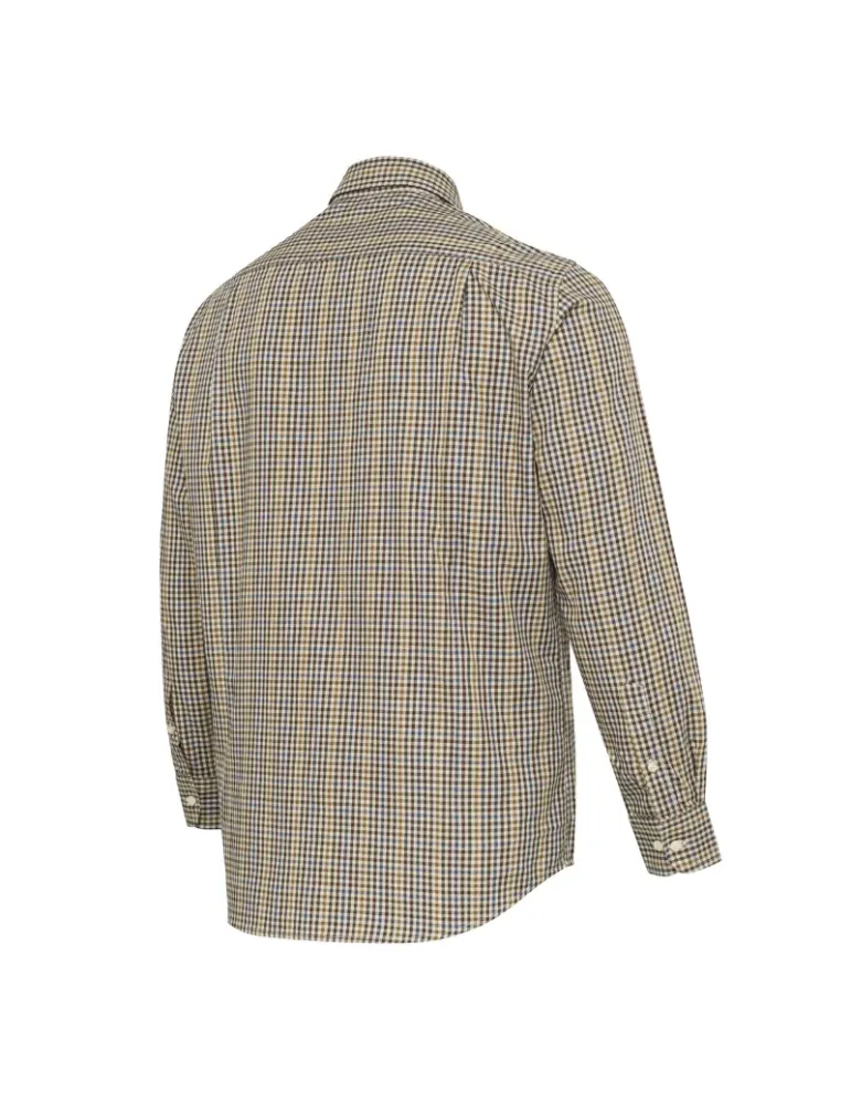 Chemise Beretta Bryggen bordeaux et orange
