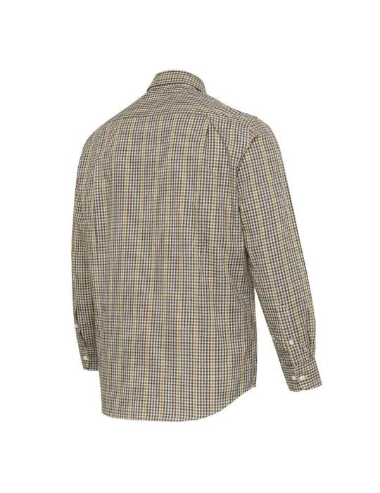 Chemise Beretta Bryggen bordeaux et orange