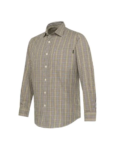 Chemise Beretta Bryggen bordeaux et orange