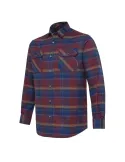 Chemise Beretta Cadet flannel bordeaux et bleu
