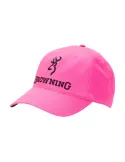 Casquette Browning rose fluo