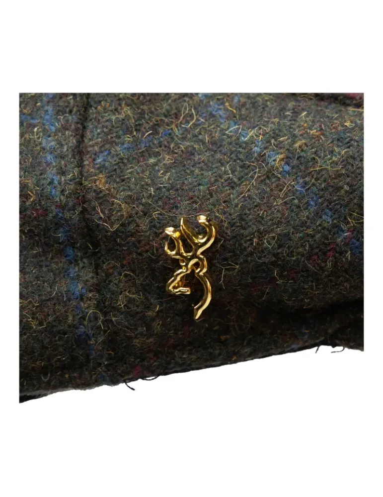 Casquette Browning Balmoral Tweed marron