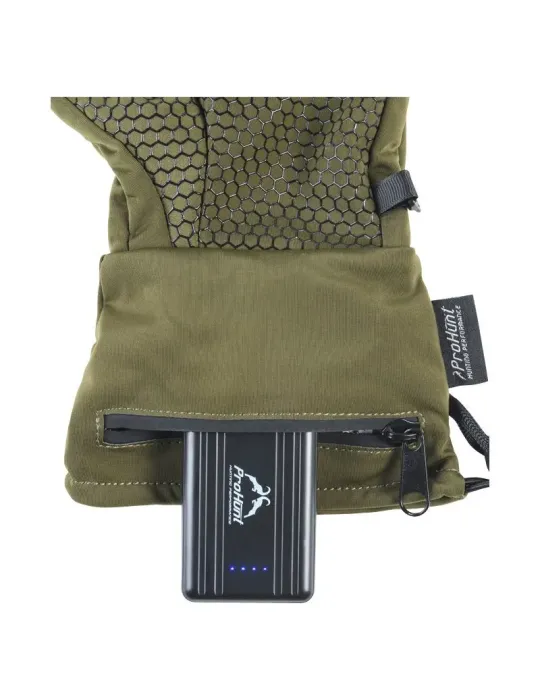 Gants chauffants Prohunt kaki