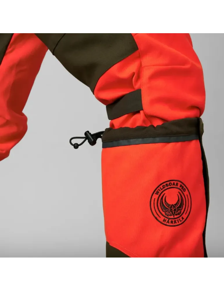 Guêtres Härkila Wildboar Pro orange et vert