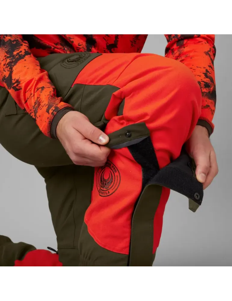 Guêtres Härkila Wildboar Pro orange et vert
