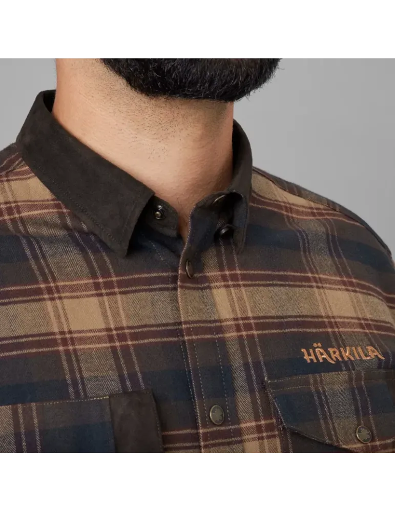 Chemise Härkila Aivak Burgundy