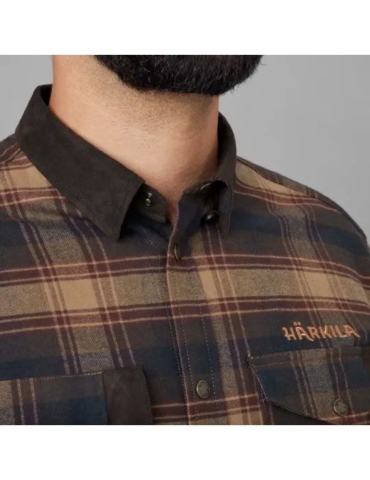 Chemise Härkila Aivak Burgundy