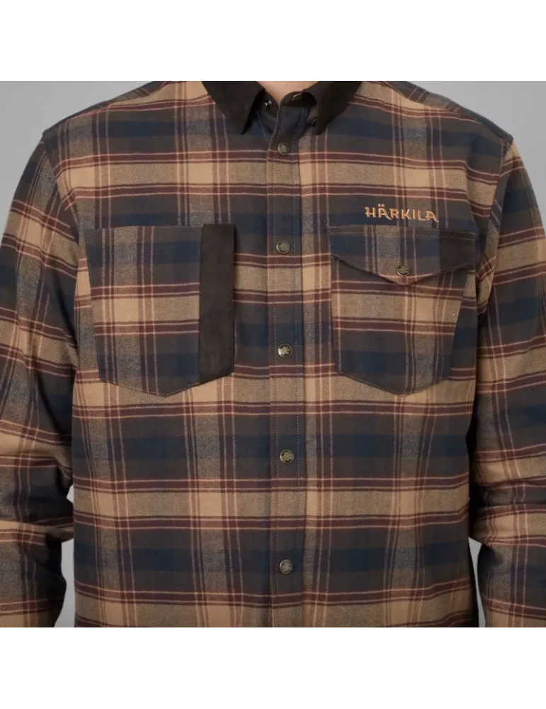 Chemise Härkila Aivak Burgundy