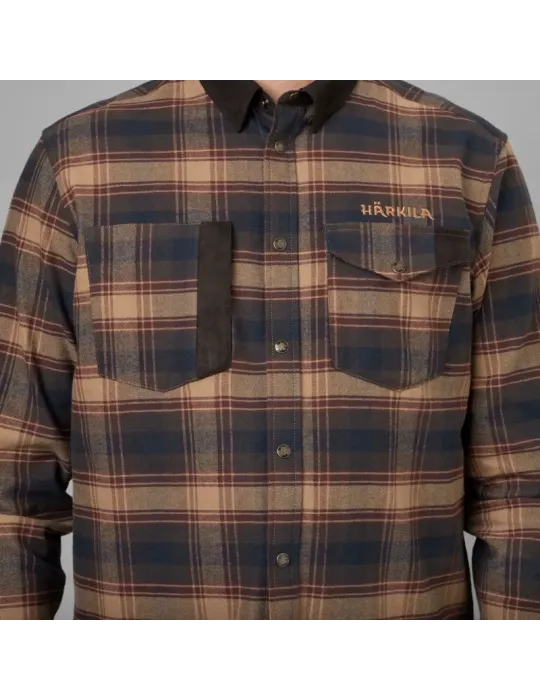 Chemise Härkila Aivak Burgundy