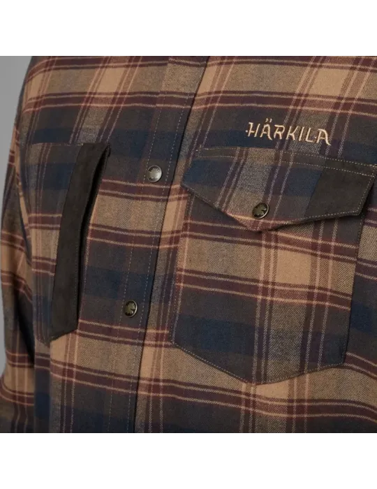 Chemise Härkila Aivak Burgundy