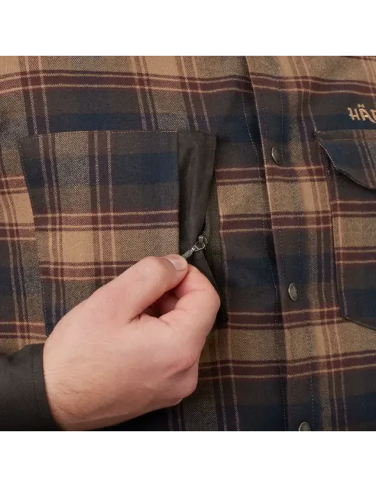 Chemise Härkila Aivak Burgundy