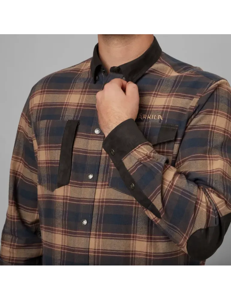 Chemise Härkila Aivak Burgundy