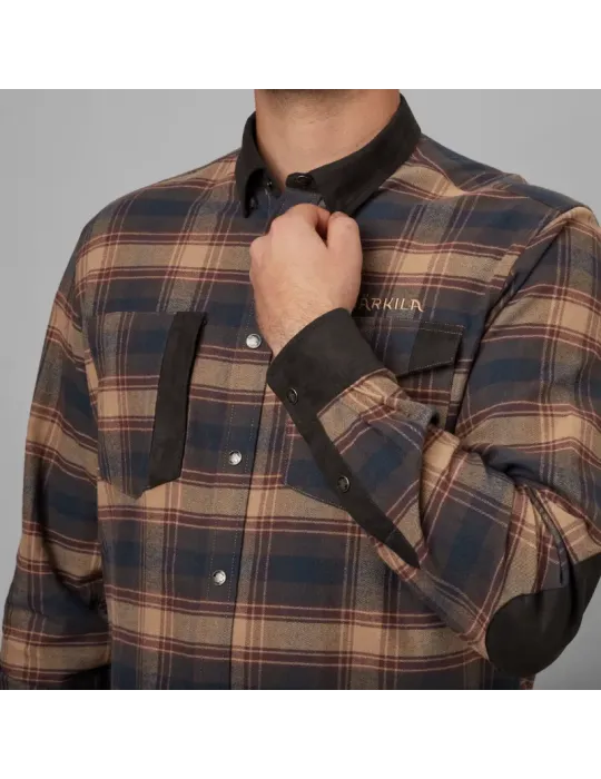 Chemise Härkila Aivak Burgundy