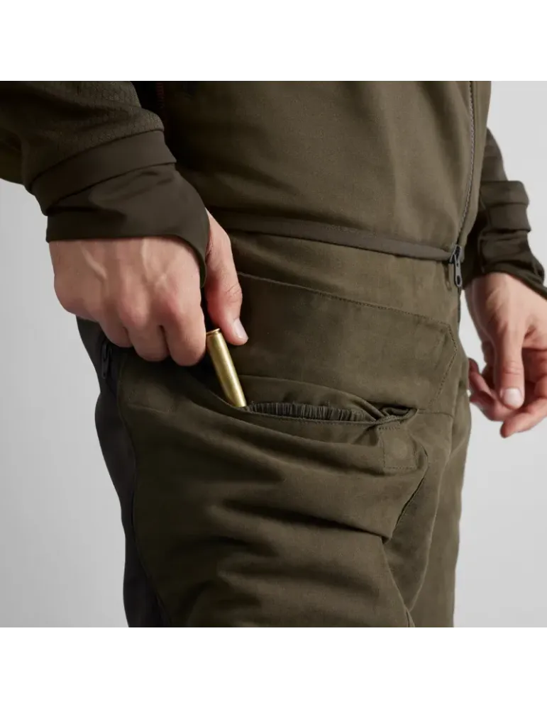 Pantalon Härkila Scandinavian Willow Green Deep Brown