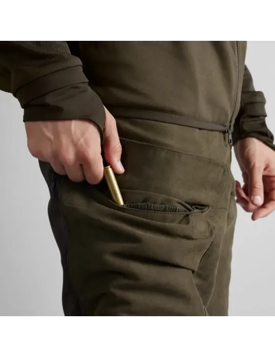 Pantalon Härkila Scandinavian Willow Green Deep Brown