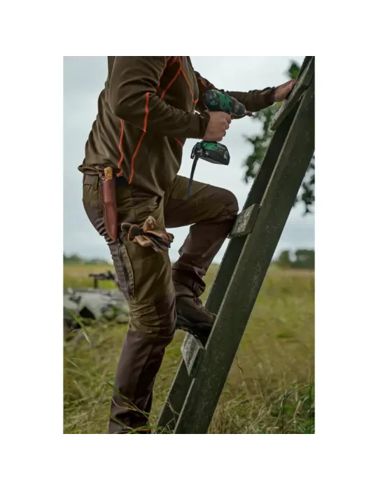 Pantalon Härkila Scandinavian Willow Green Deep Brown