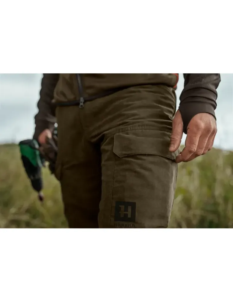 Pantalon Härkila Scandinavian Willow Green Deep Brown