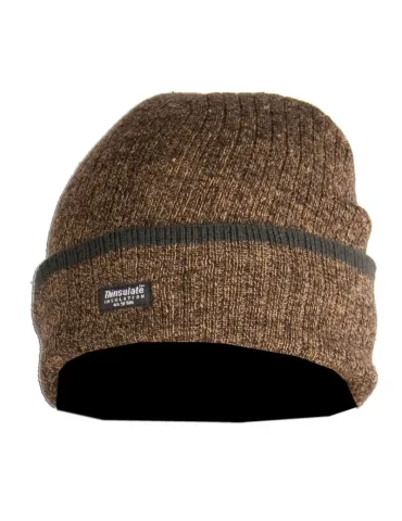 Bonnet Somlys Thinsulate marron chiné
