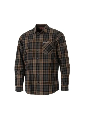 Chemise Somlys coton marron