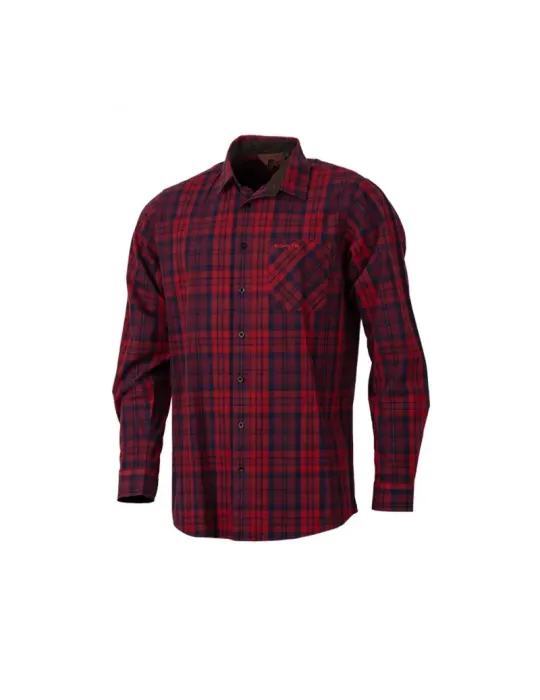 Chemise Somlys coton rouge