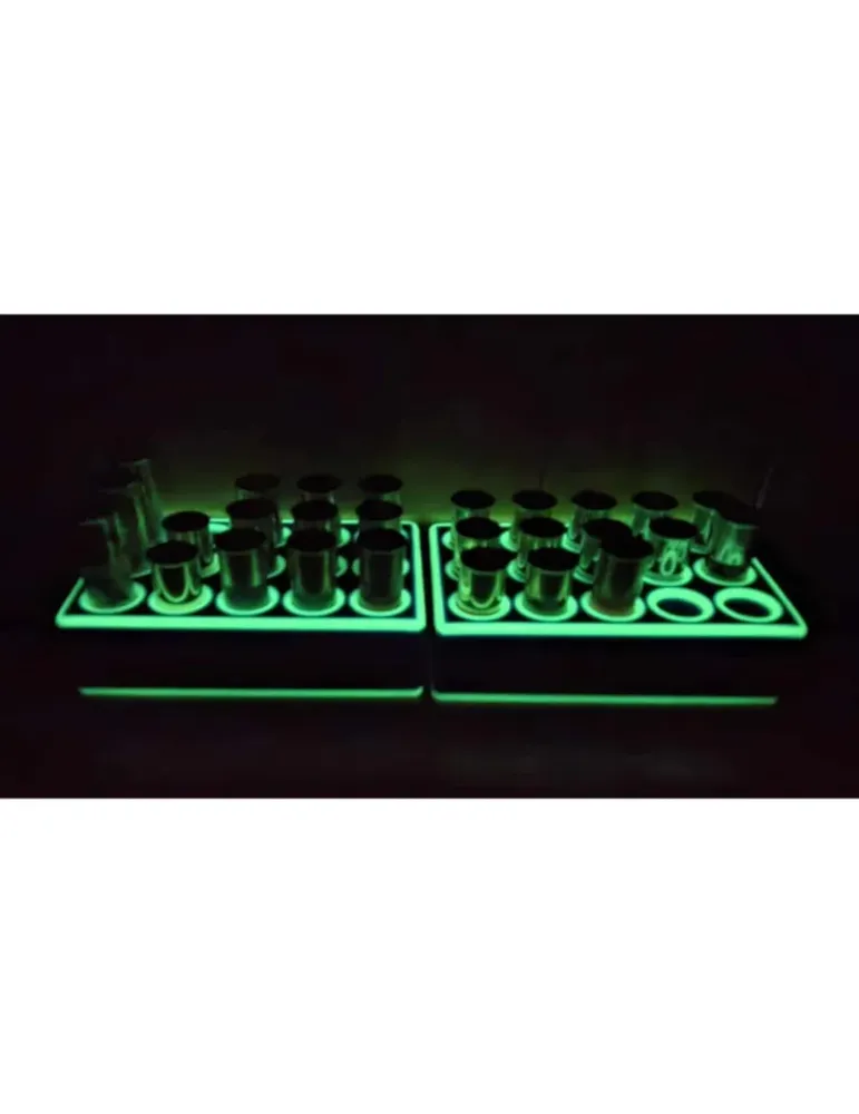 Support cartouches phosphorescent 15 cartouches cal.12