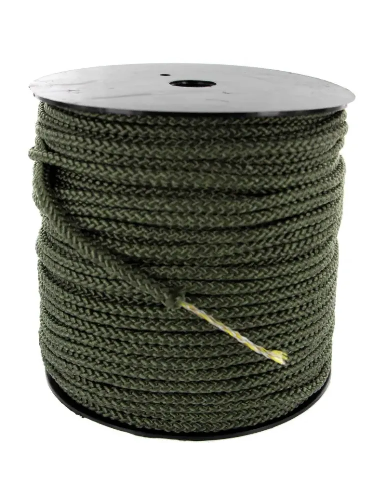 Corde tressée avec âme 6mm