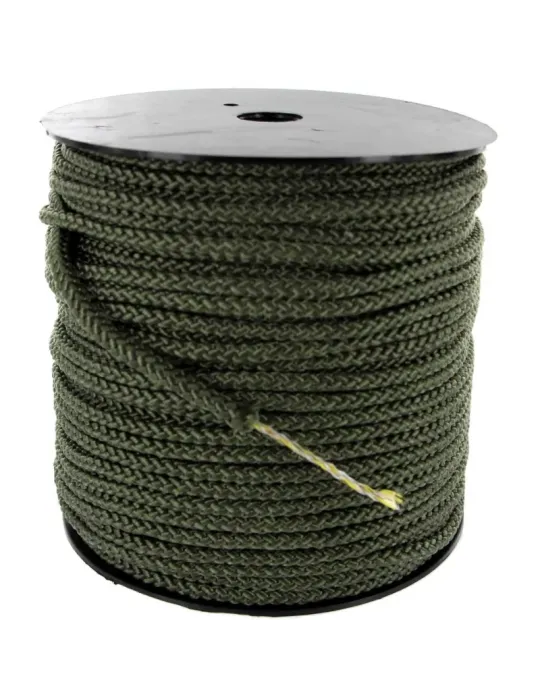 Corde tressée avec âme 6mm