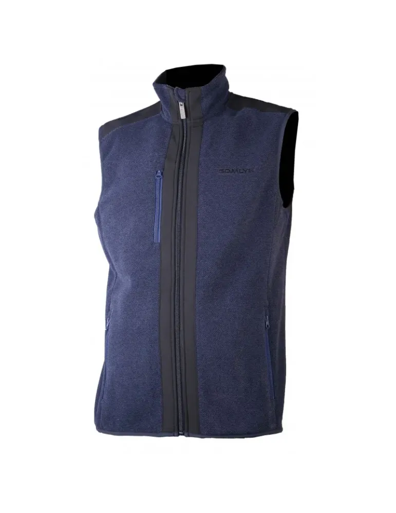 Gilet Somlys tricot bleu classie