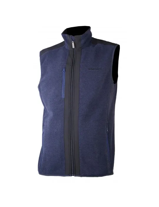 Gilet Somlys tricot bleu classie