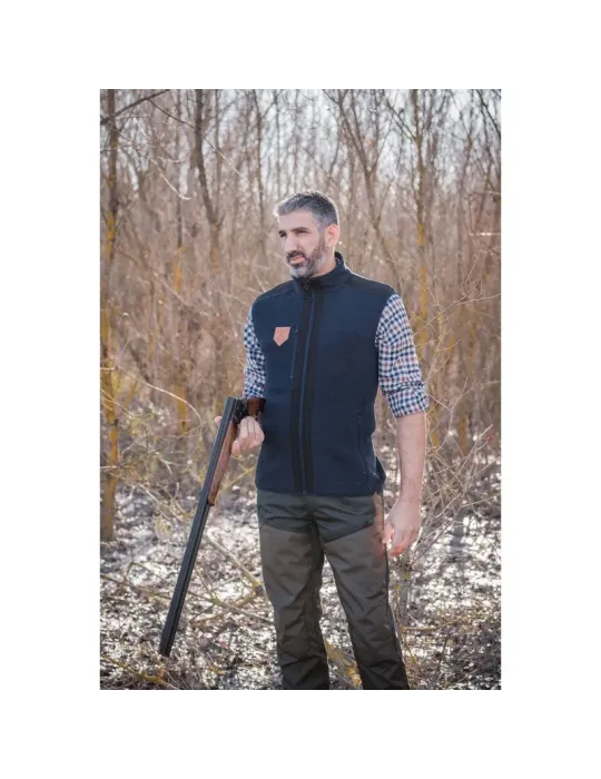 Gilet Somlys tricot bleu classie