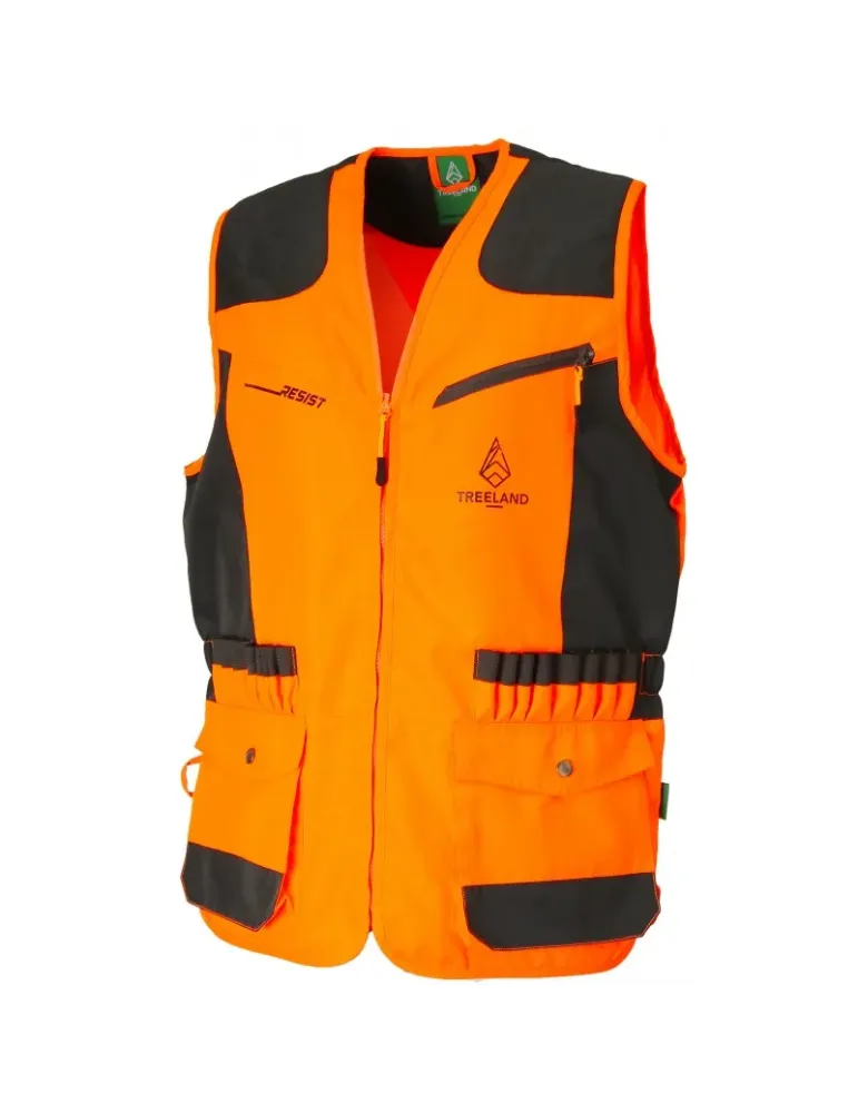 Gilet Treeland renforcé orange enfants
