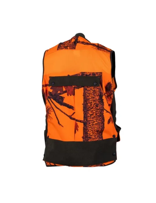 Gilet Somlys Softshell camo orange/vert
