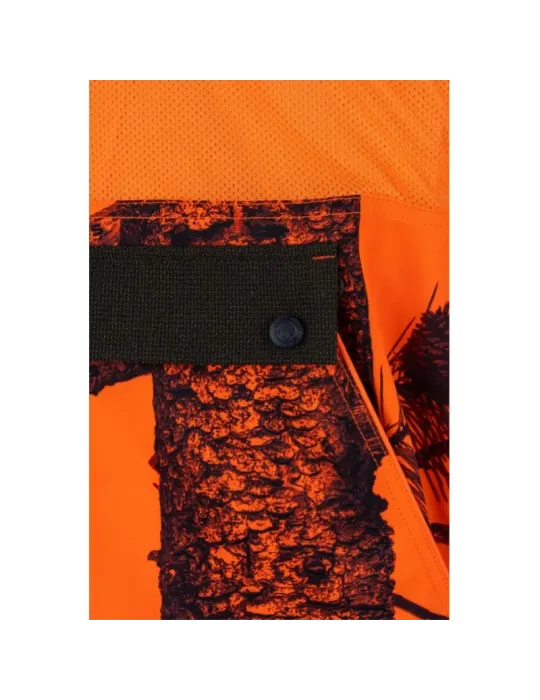 Gilet Somlys Softshell camo orange/vert