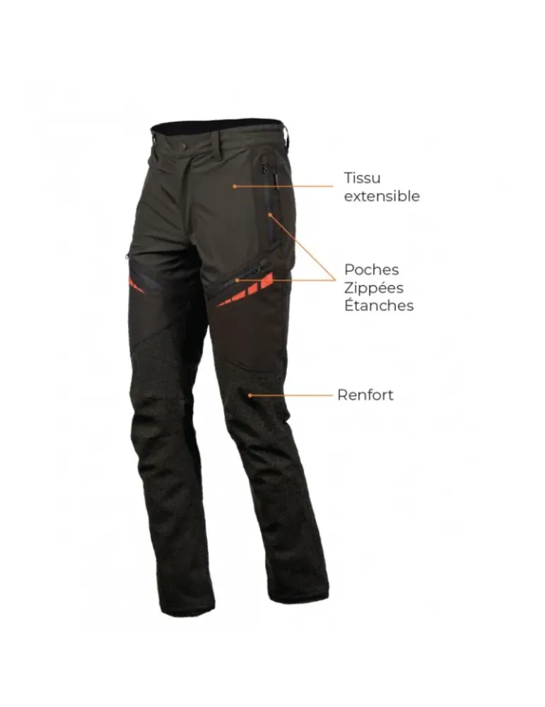 Pantalon Somlys Newtek vert
