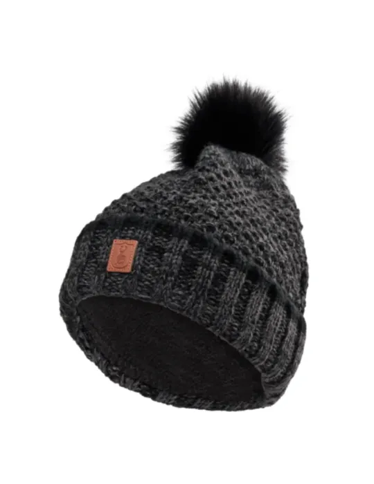 Bonnet tricot femme Deerhunter noir